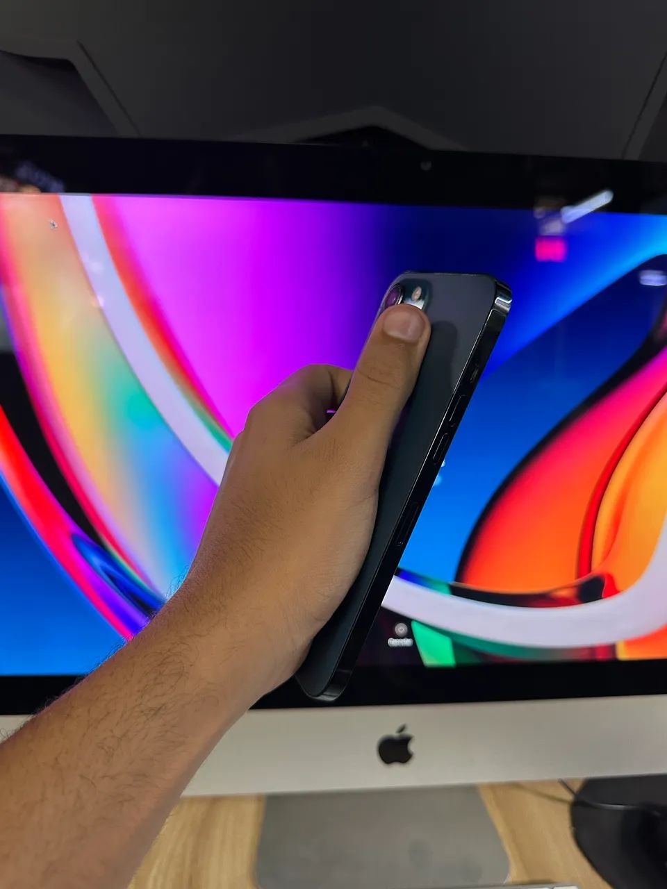 IPHONE 12 PRO MAX 256 GB DEFEITO NA CÂMERA 3X  - Foto 3