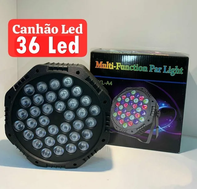 Canhão Refletor de 36 Leds Profissional NOVO