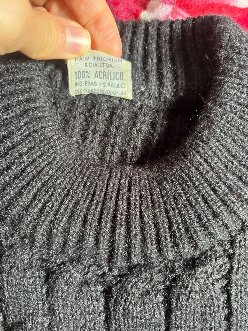 Suéter Tricot Preto - Foto 4