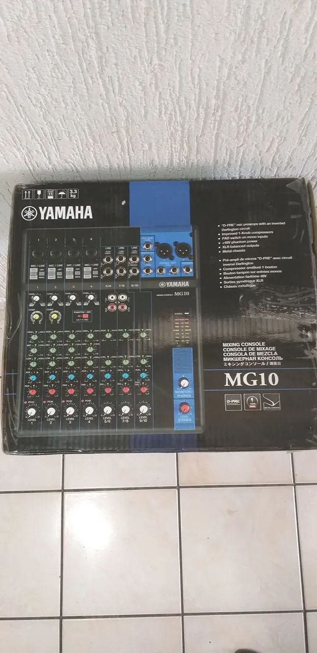 MESA DE SOM YAMAHA MG 10 (Nova na caixa) - Foto 5