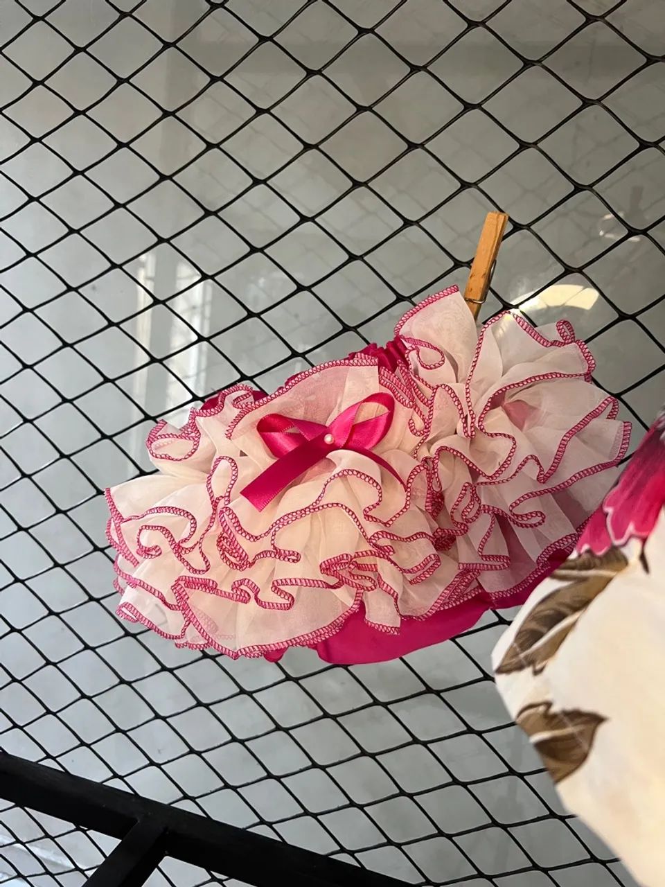 Conjunto floral para bebê kit menina calcinha bunda rica - Foto 6