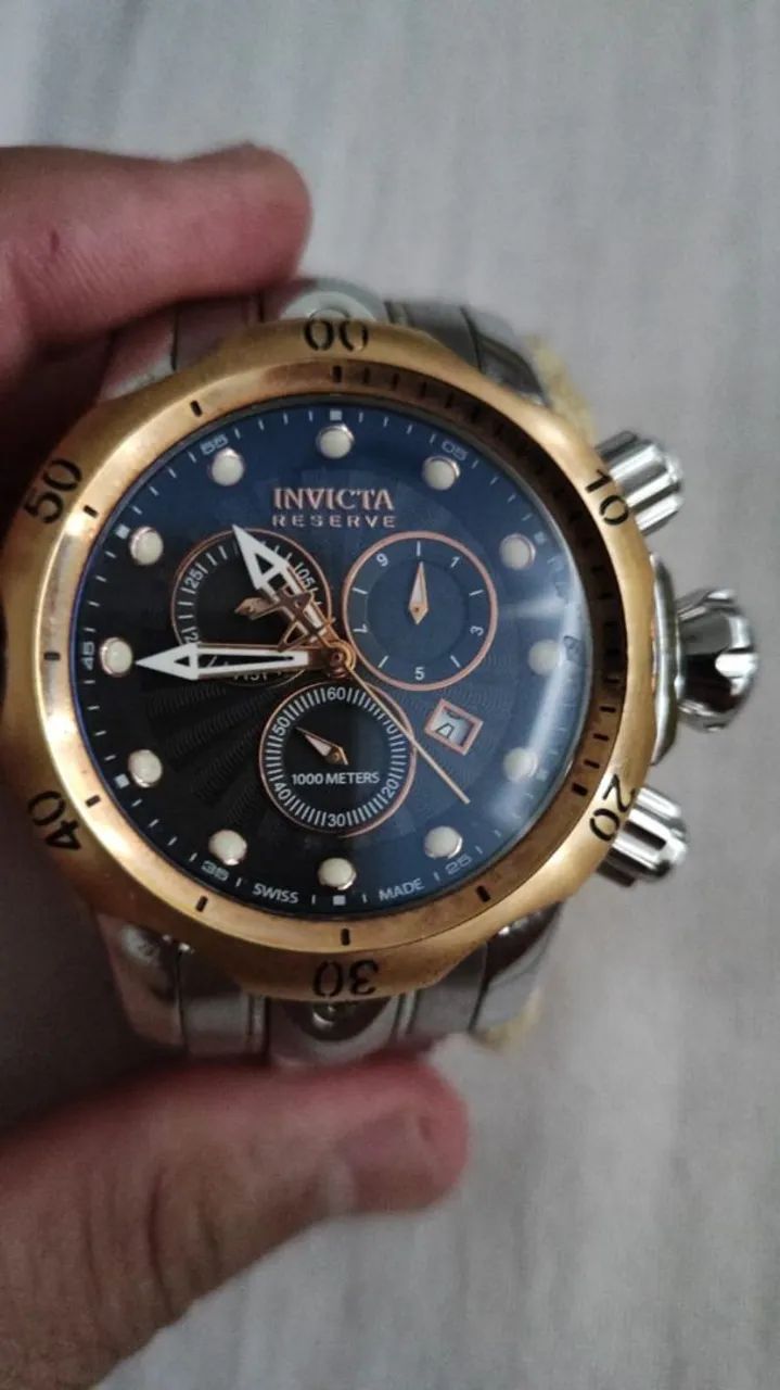 Relógio Invicta Venom Cronógrafo Masculino - Foto 3
