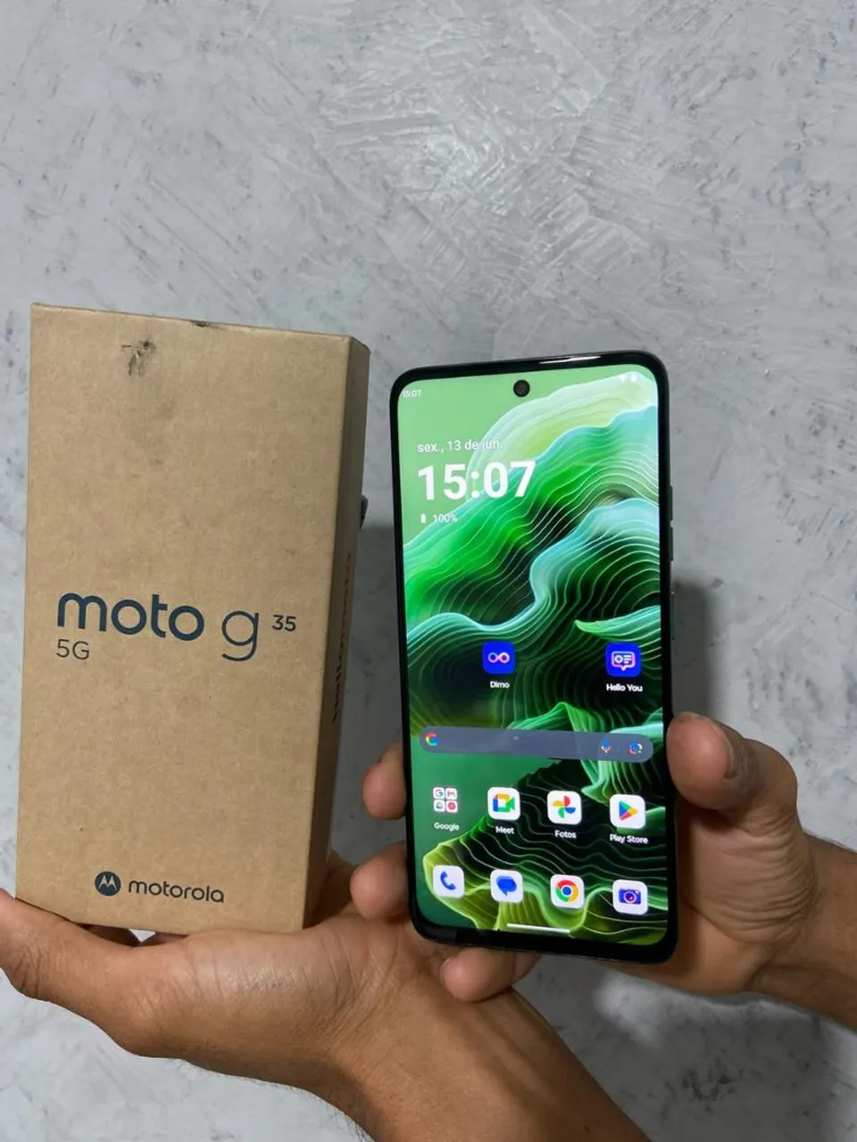 Moto G35 zerado