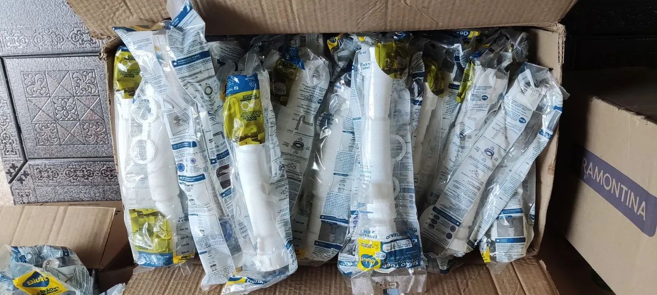 Sifão tubo extensivo universal Blukit (Unidade) - Foto 2