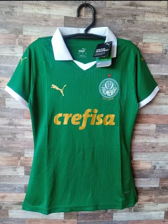 Camisa Palmeiras Feminina Puma - Creffisa - Tamanho P e M - Foto 4