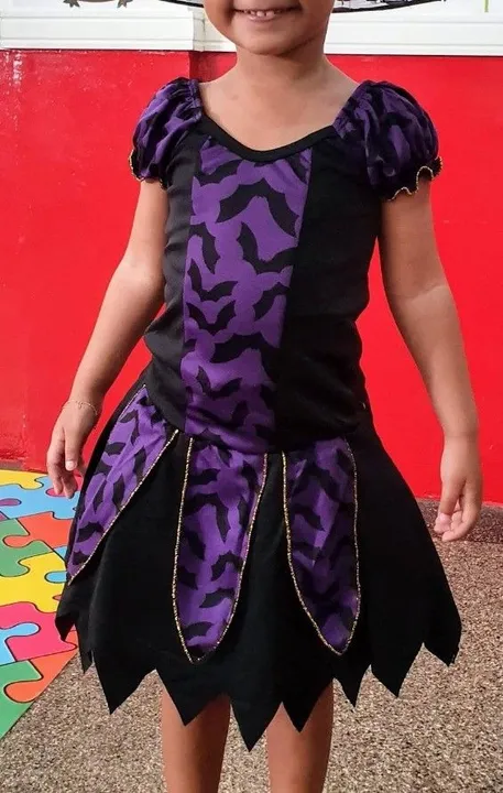 Fantasia Infantil Morcego - Tamanho 4 Anos