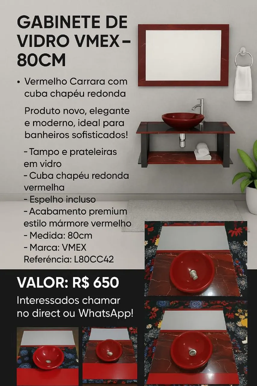Gabinete de vidro