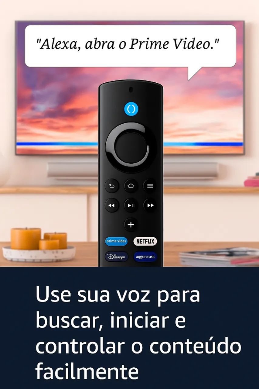 Amazon Fire Tv Stick Full HD 2024 Modelo Novo Lacrado "Somos Loja" - Foto 5