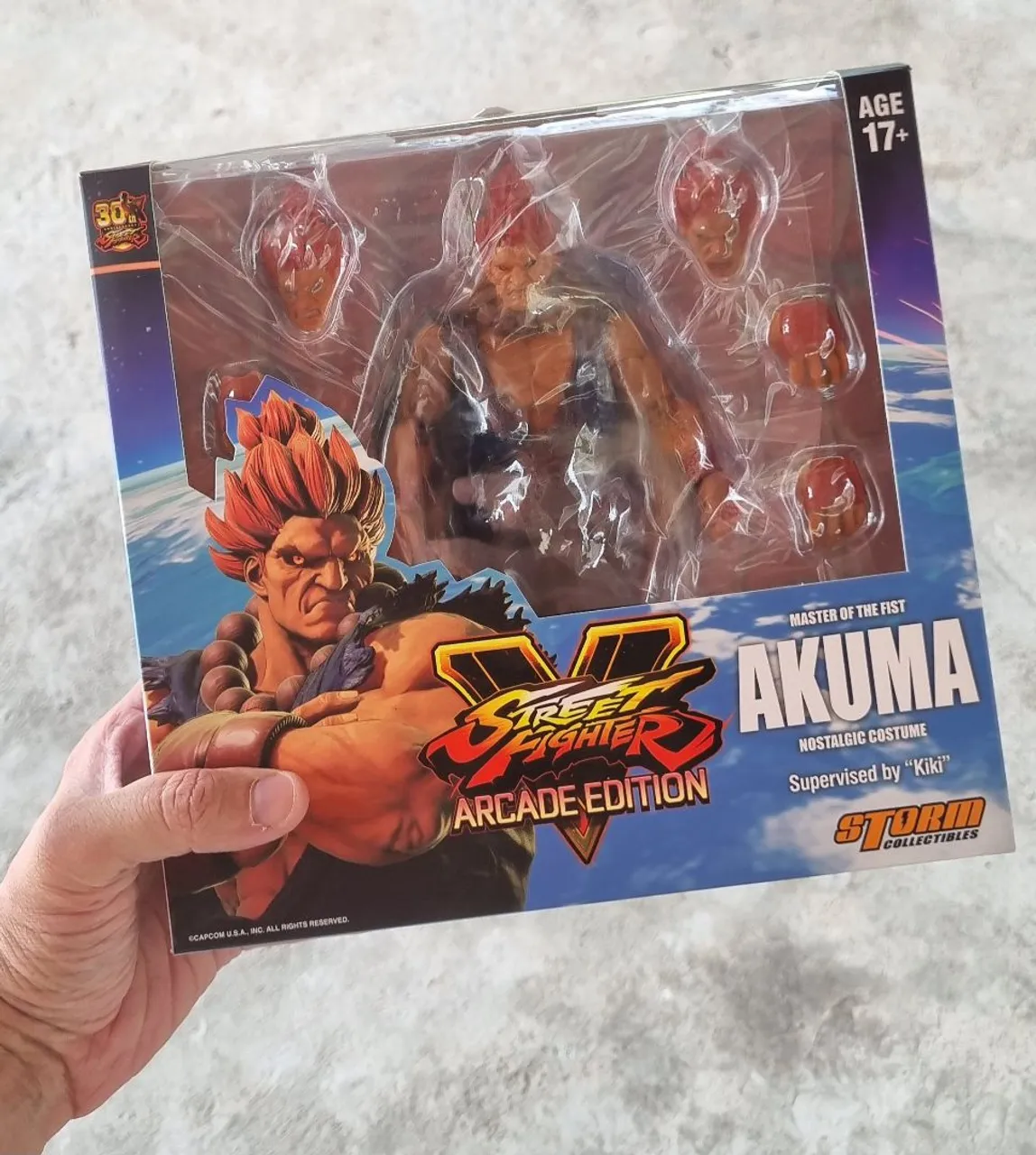 Figura de Ação Akuma Street Fighter V Arcade Edition Storm Collectibles