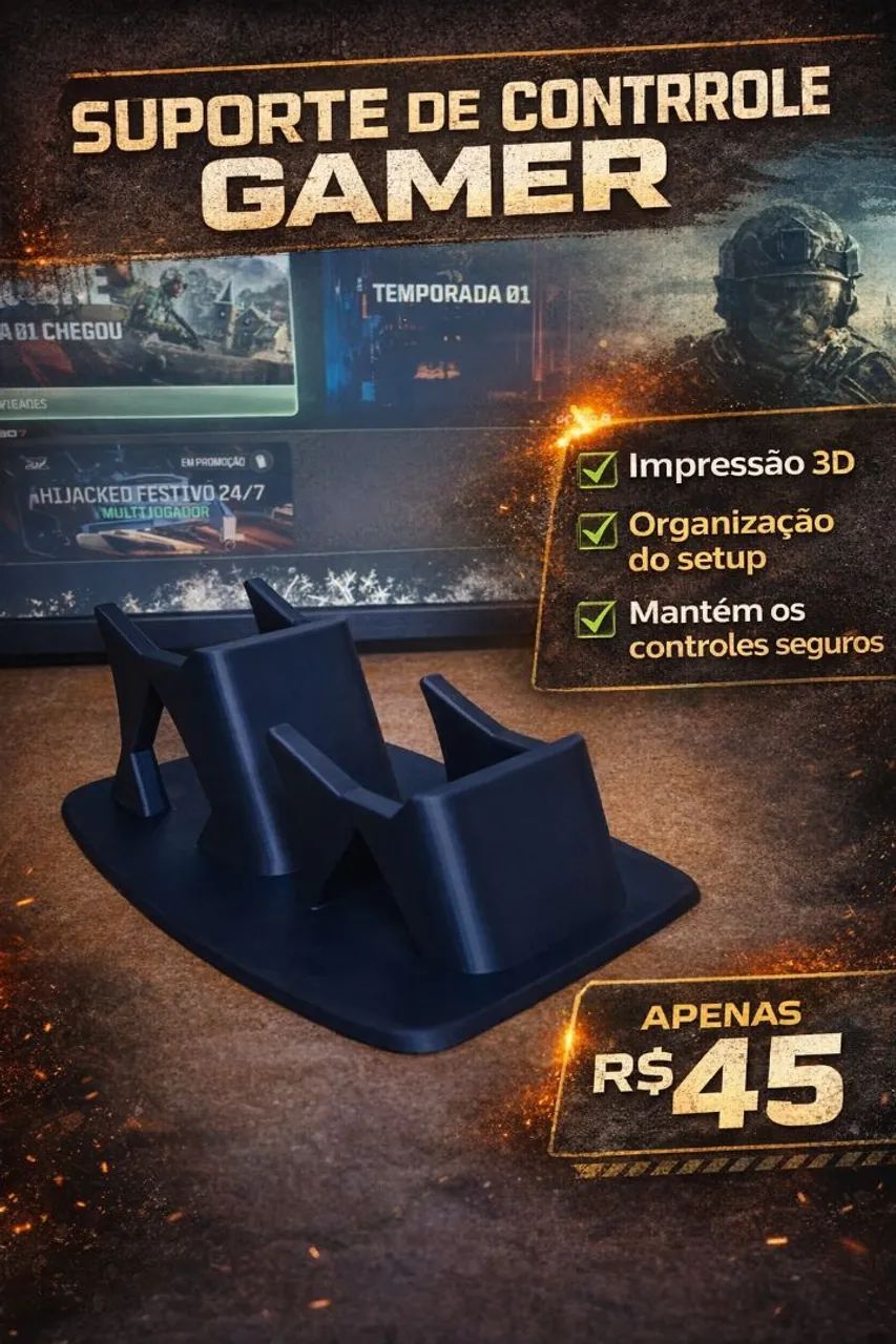Suporte controle gamer - Foto 2