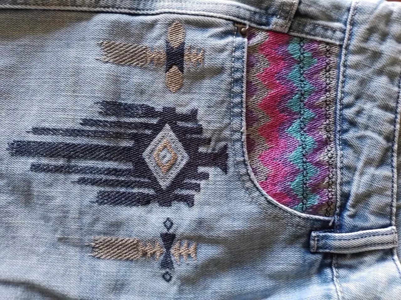 Short Jeans Bordado - Foto 2