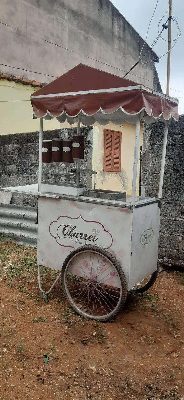 Carrinho de Churros Gourmet Completo