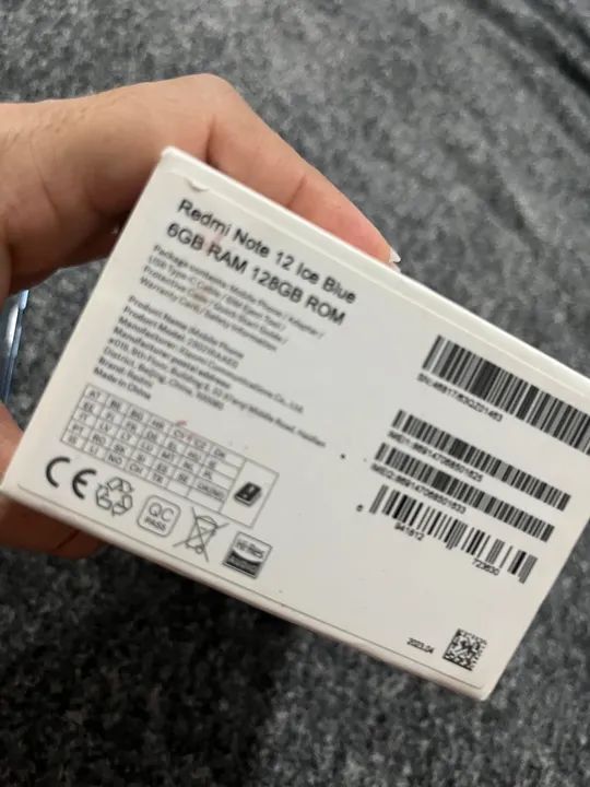 Redmi Note 12 Ice Blue 6GB RAM 128GB ROM - Celulares e Smartphones ...