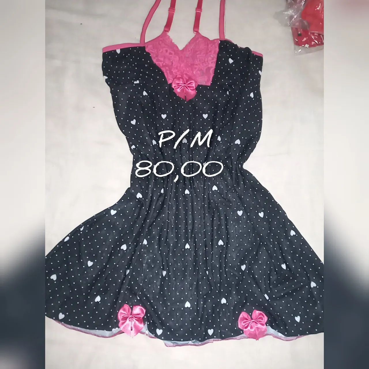 Camisola de renda feminina