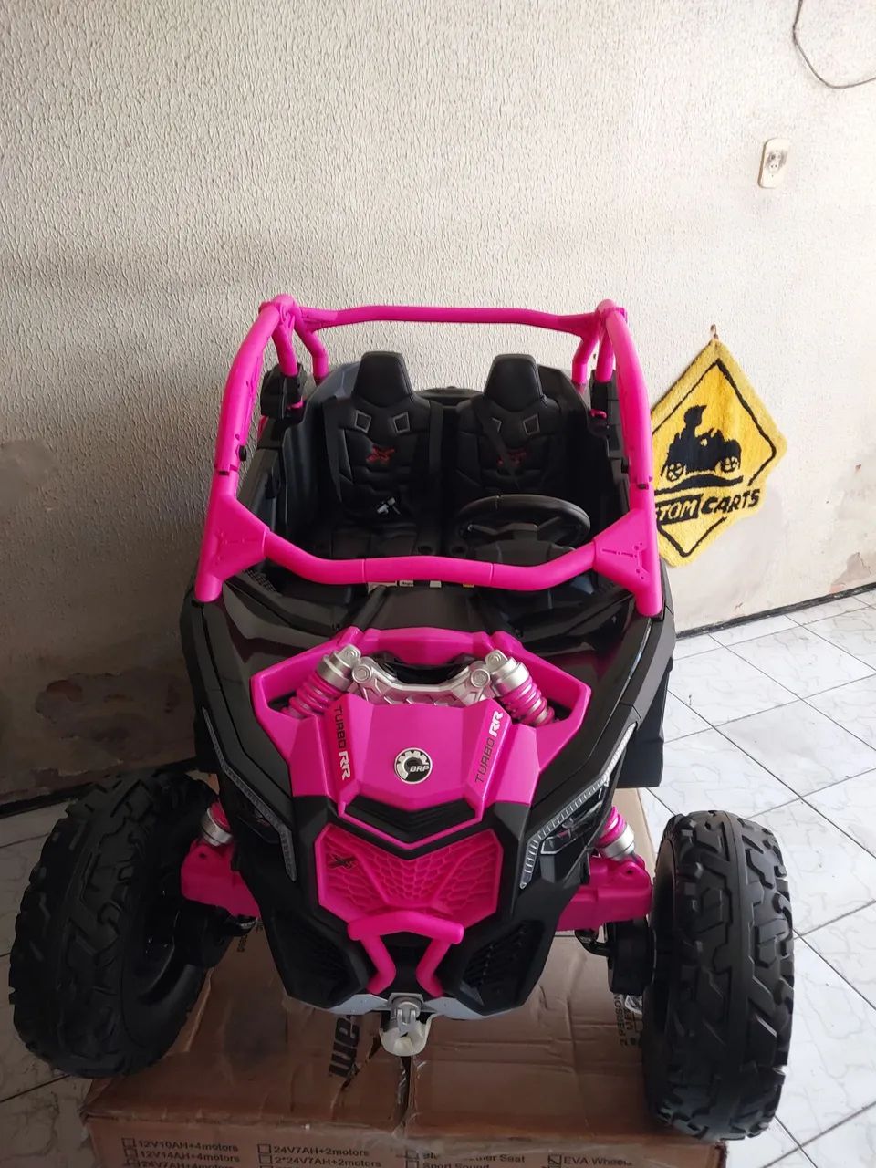 CARRINHO ELÉTRICO 24V CAN-AM MAVERICK 4X4  - Foto 2