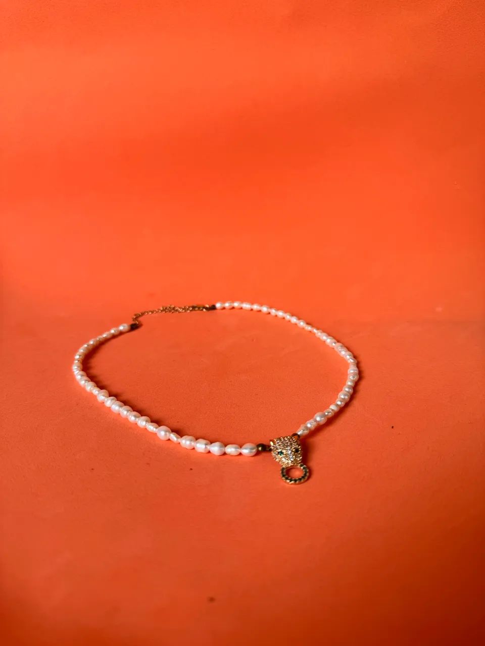 Colar de onça Banhado ouro 18k