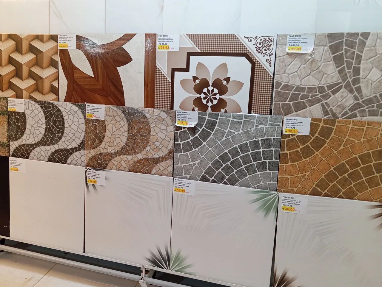 Pisos Cerâmicos e Porcelanatos - Diversos Modelos - Foto 4