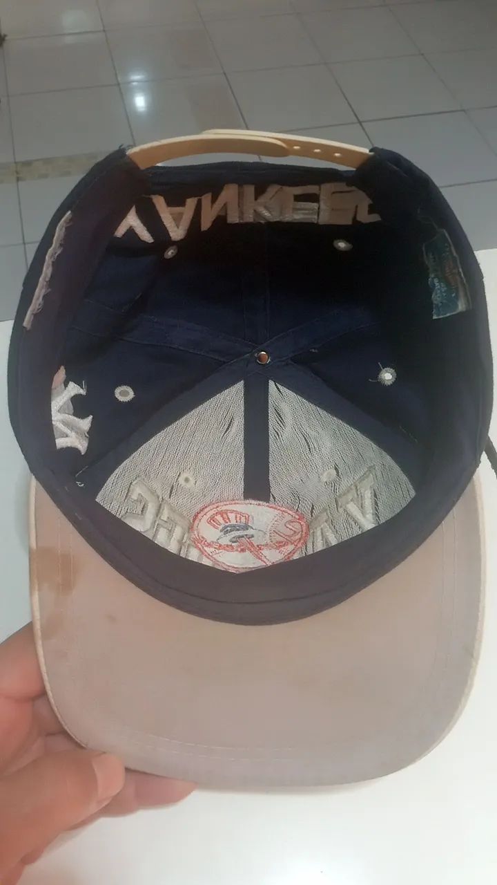 BONE NEW YORK YANKEES ANOS 90 ORIGINAL  - Foto 5
