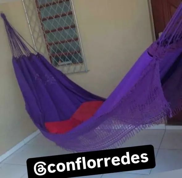 Rede de Dormir Delicate Tecido Liso -Entrega Grátis  - Foto 2