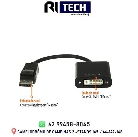 Adaptador Conversor Displayport X Dvi Digital