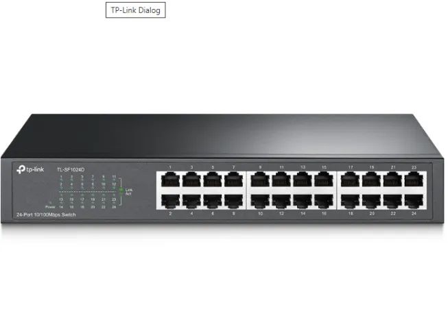 TP-Link 24-Port Rack Switch 10/100Mbps - TL-SF1024D64308139180290120