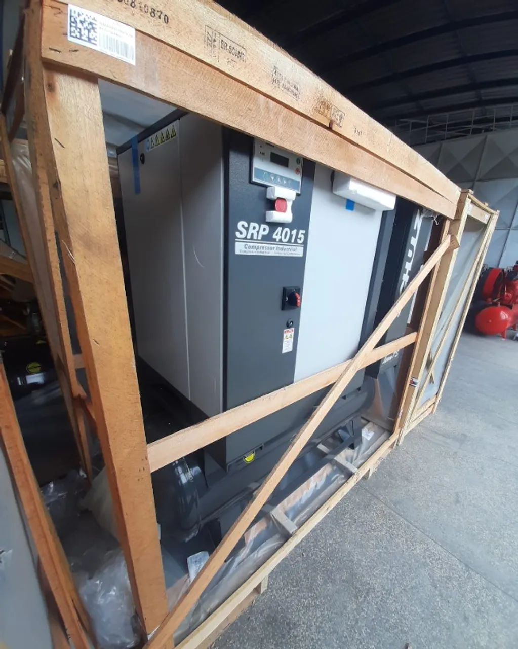 Ar puro e constante! SRP4015E TS 15HP ? Compressor trifásico com secador integrado