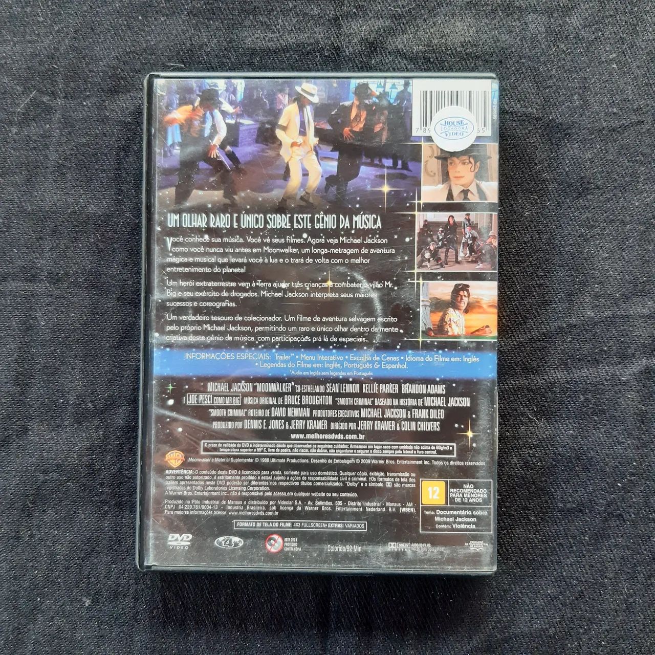 DVD Michael Jackson - Moonwalker (1988) - Foto 2