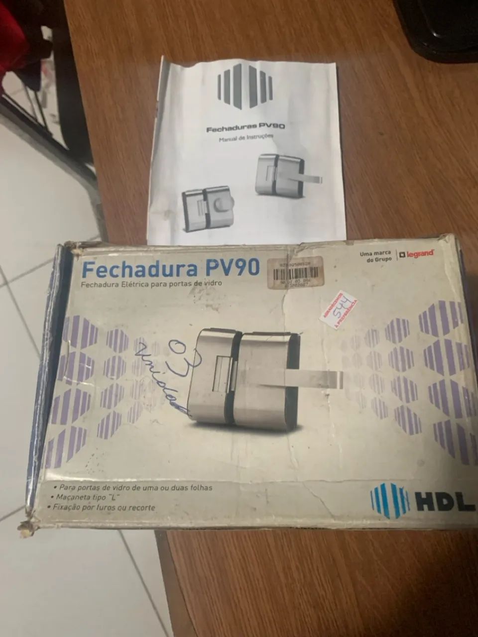 Fechadura Elétrica para porta de vidro de 1 ou 2 folhas