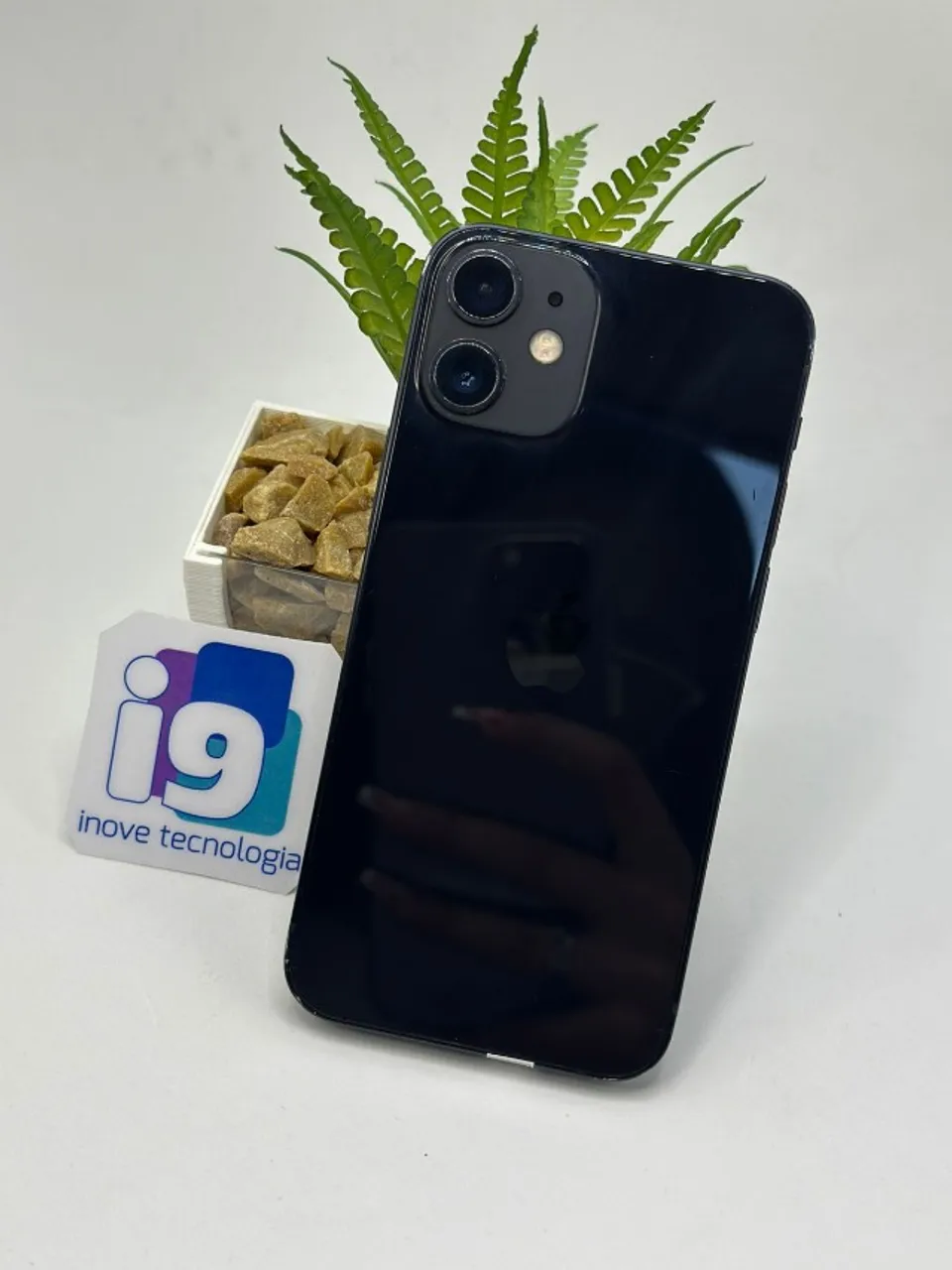 iPhone 12 mini   Preto  64GB  86% saúde da bateria SEMI NOVO COM GARANTIA LOJA FISICA 