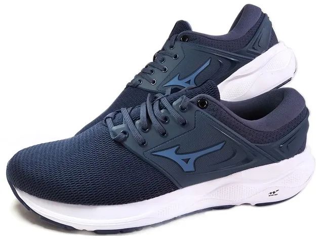 Tênis Esportivo Mizuno Titan Masculino Numeração 42 cor azul aço - Foto 2