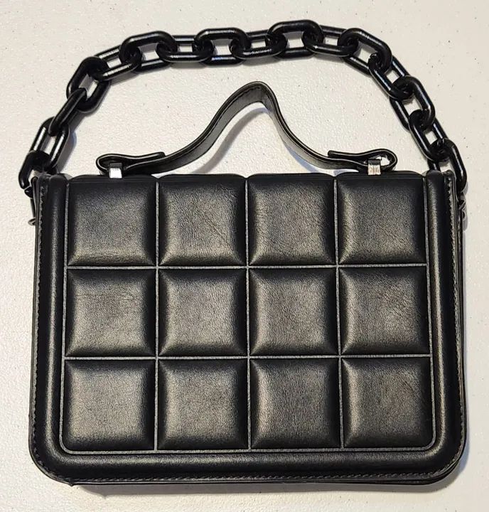 Bolsa 02 em 01 de couro sintético (nunca usada)