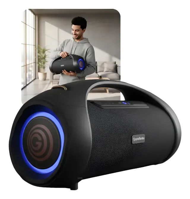 Caixa de som Gradiente Gsp300 Boombox Intense 100w
