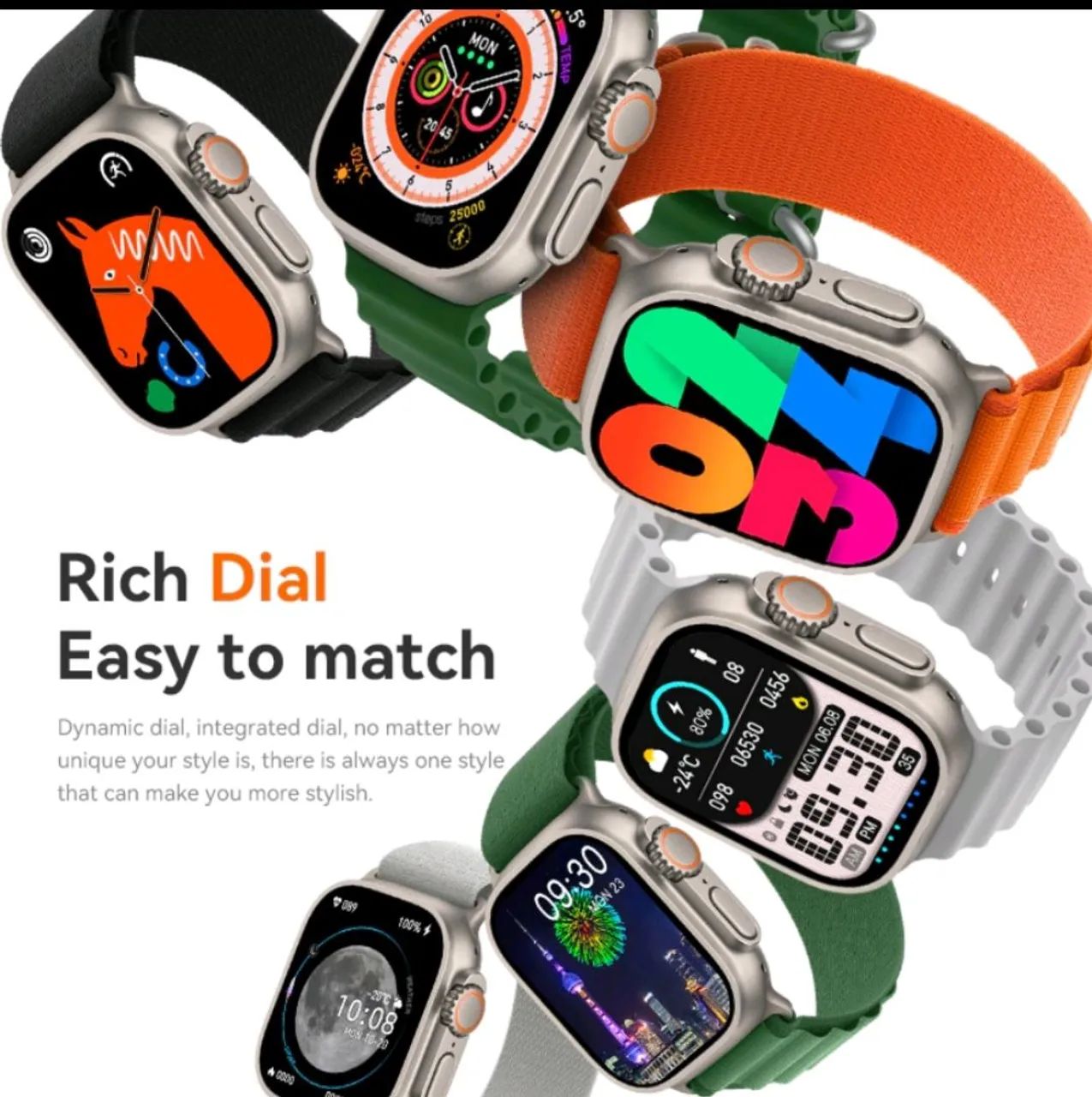 HW9 Ultra Max Smartwatch - AMOLED 49mm - Foto 4