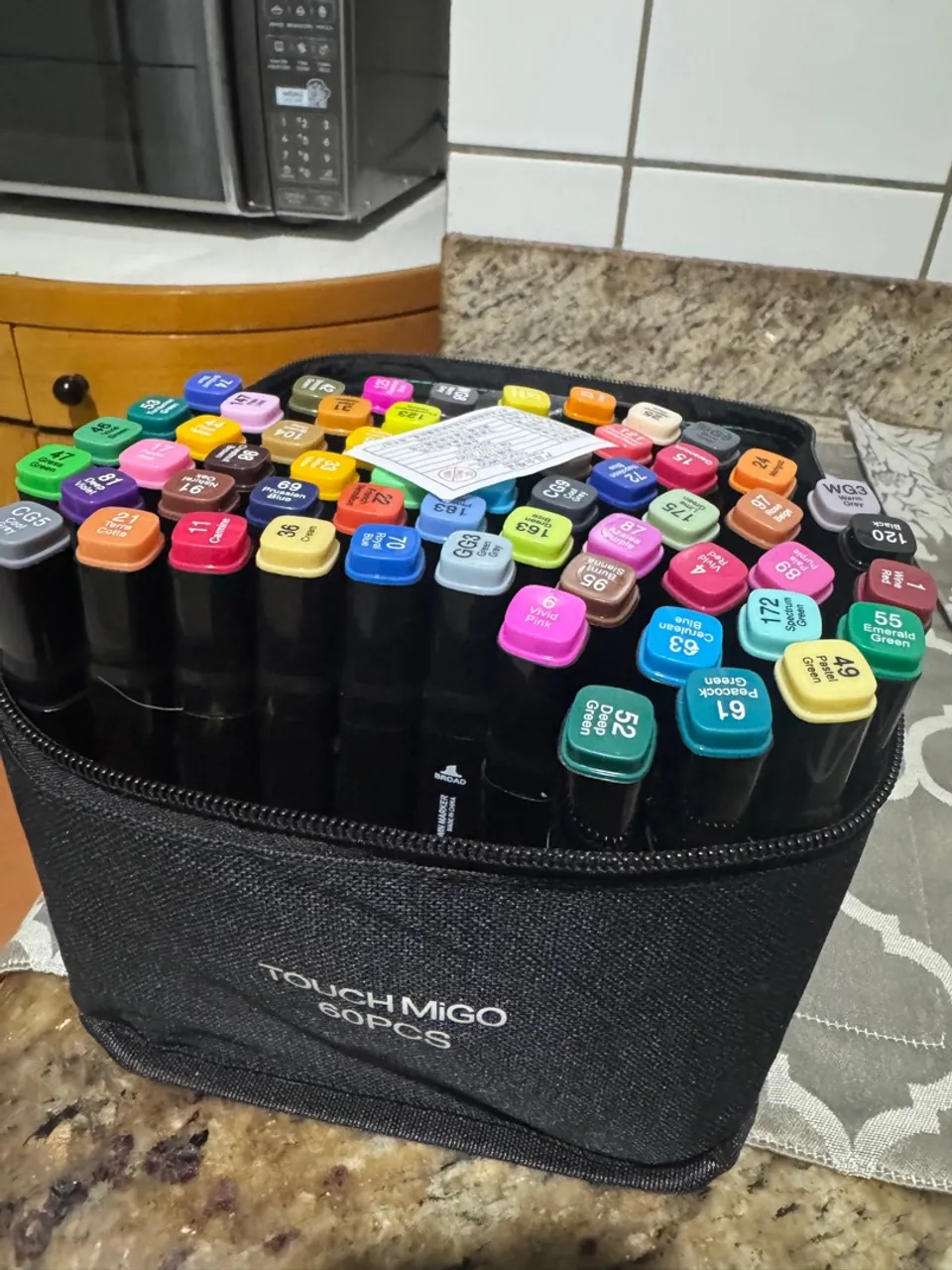 Marcadores Touch Migo 60 Cores - Desenho e Arte
