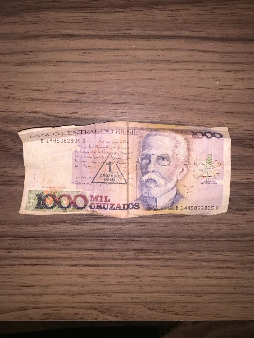 Nota de 1000 Cruzeiros - Brasil