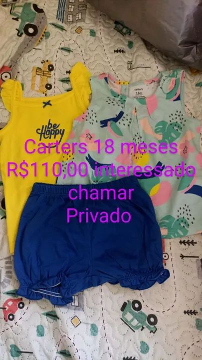 Kit Roupa Bebê - Blusa + Short - Foto 3