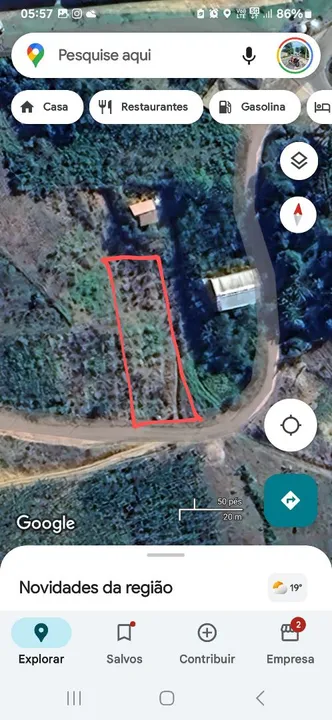 Vendo lote atrás do IFES CAMPUS CENTRO SERRANO , ótima localização para kitnets