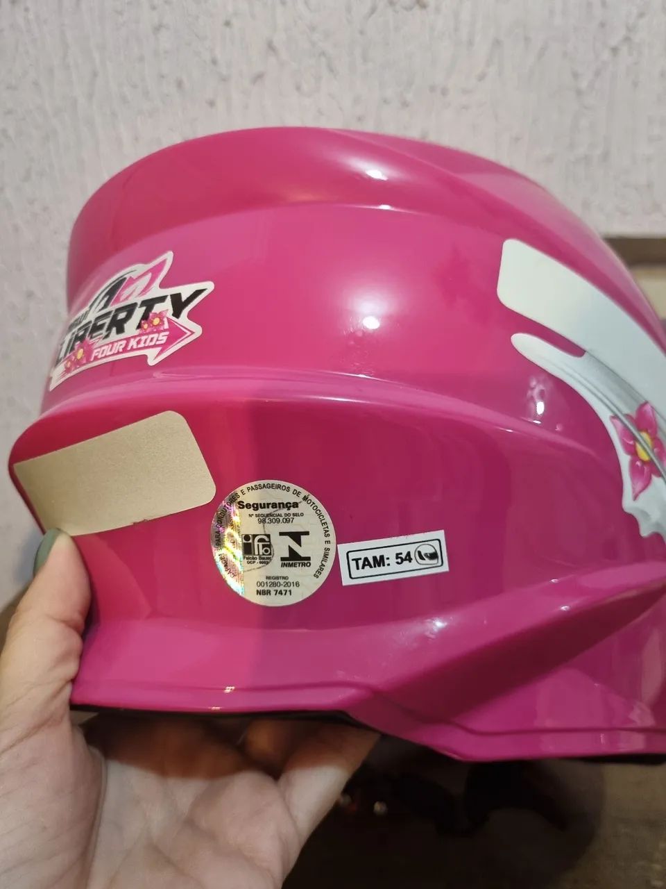 Capacete Liberty Feminino Rosa - Foto 2