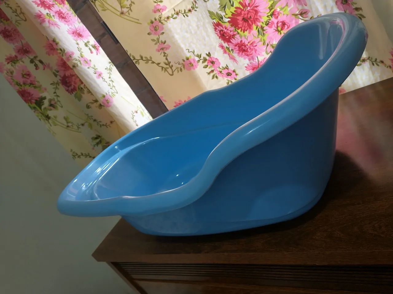 Banheira de Bebê Azul  nova  - Foto 2
