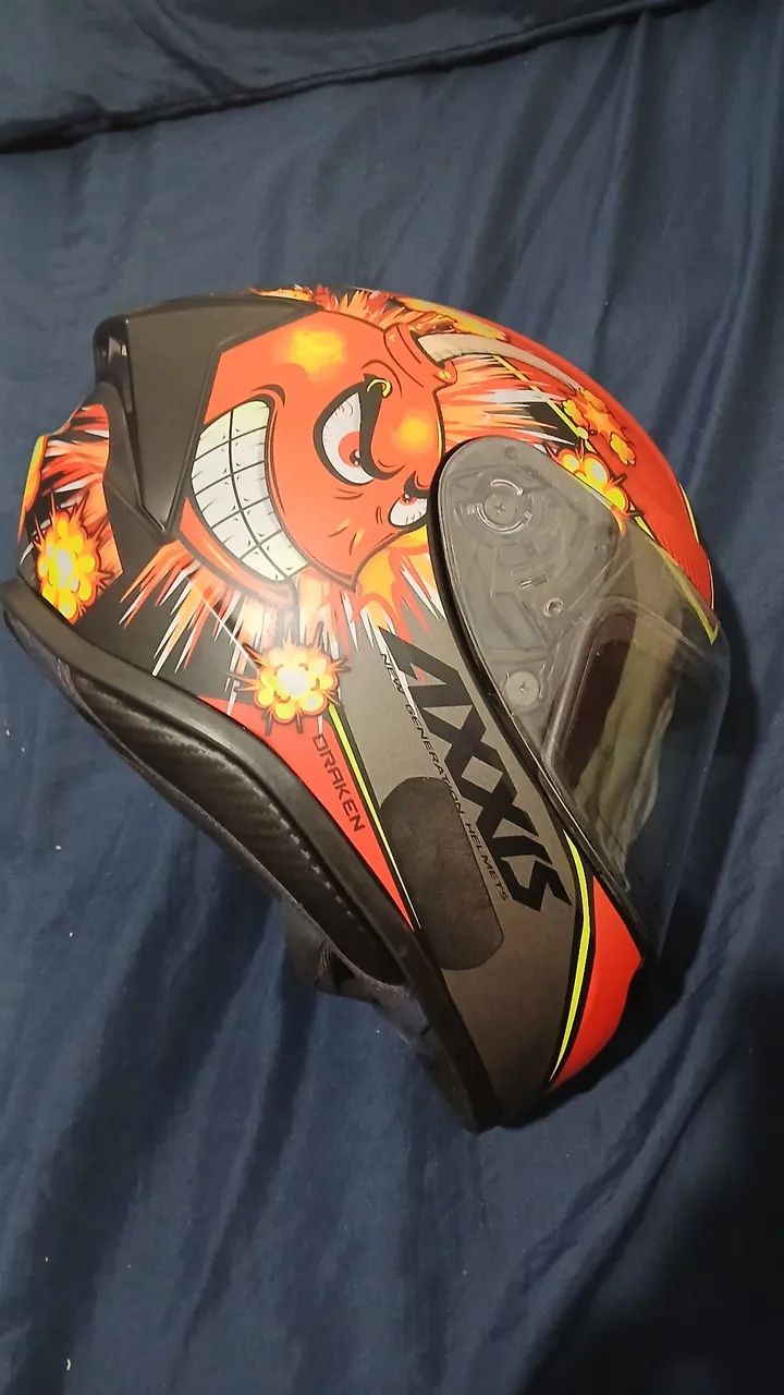 Capacete Moto - Design Explosivo AXXIS 62XL - Foto 5