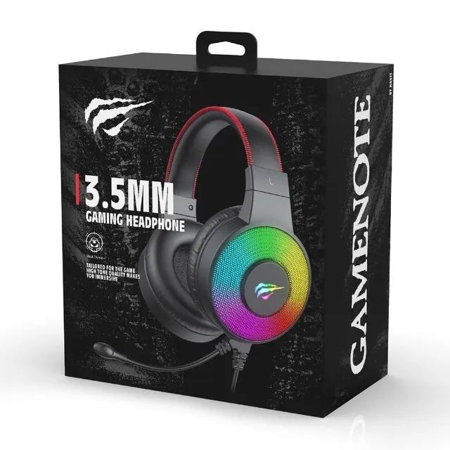 Headset Havit H2028U 7.1 3D Surround, Iluminação RGB, USB, Novo, Lacrado  - Foto 2