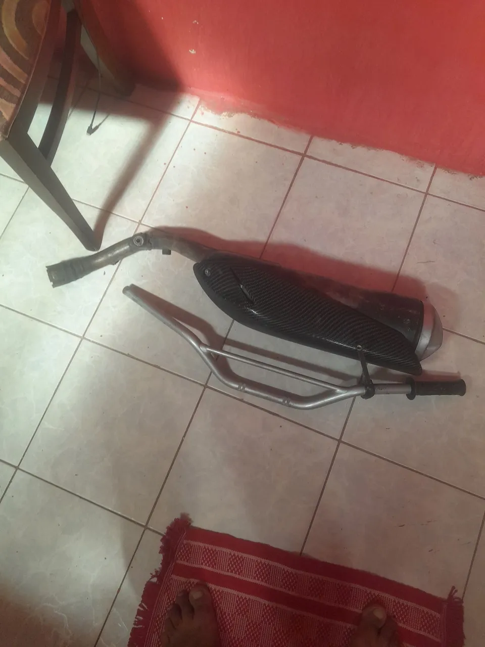 Escape e guidão da XRE 300
