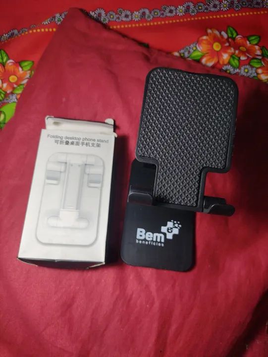 Suporte para Celular Dobrável para Mesa - Foto 2