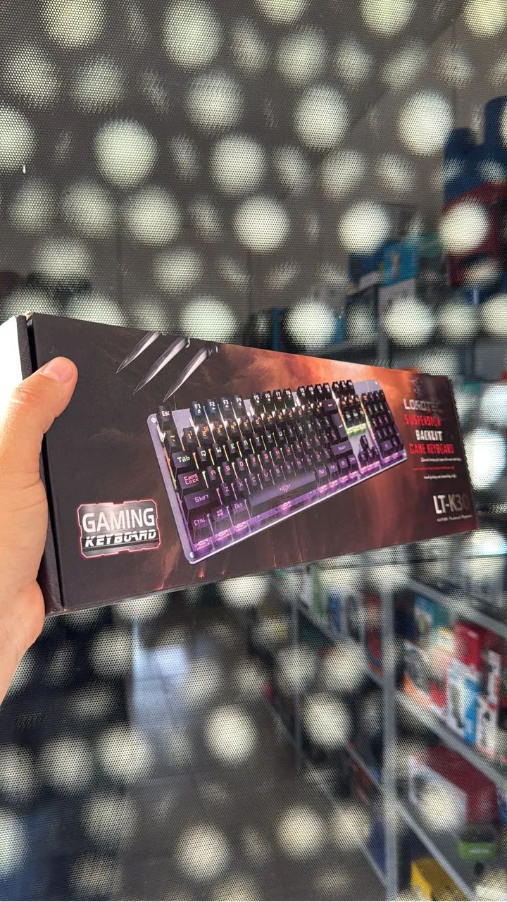 Teclado mecânico gamer USB 