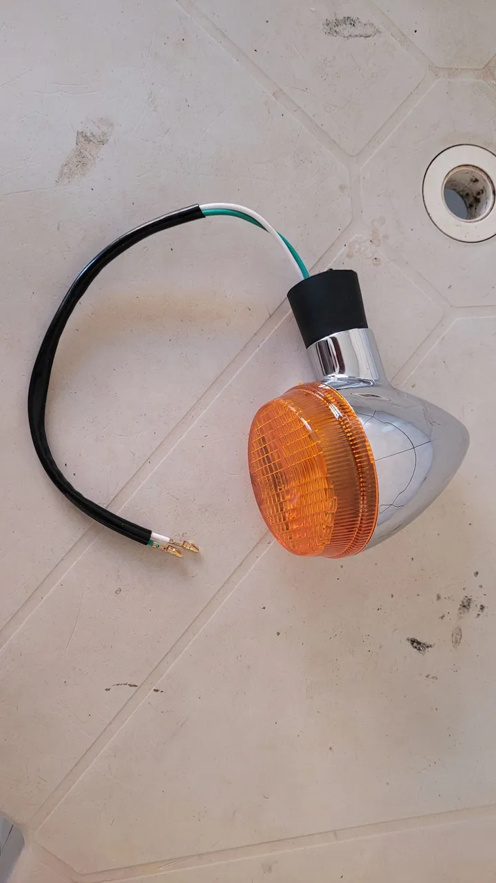 Pisca Cromado para Shadow 750