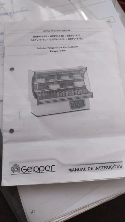 Vitrine Refrigerada Gelopar GEPV-140 - Padaria