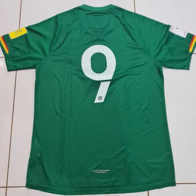 Camisa Bolívia Marathon Verde Eliminatórias da Copa Tamanho G - Foto 2