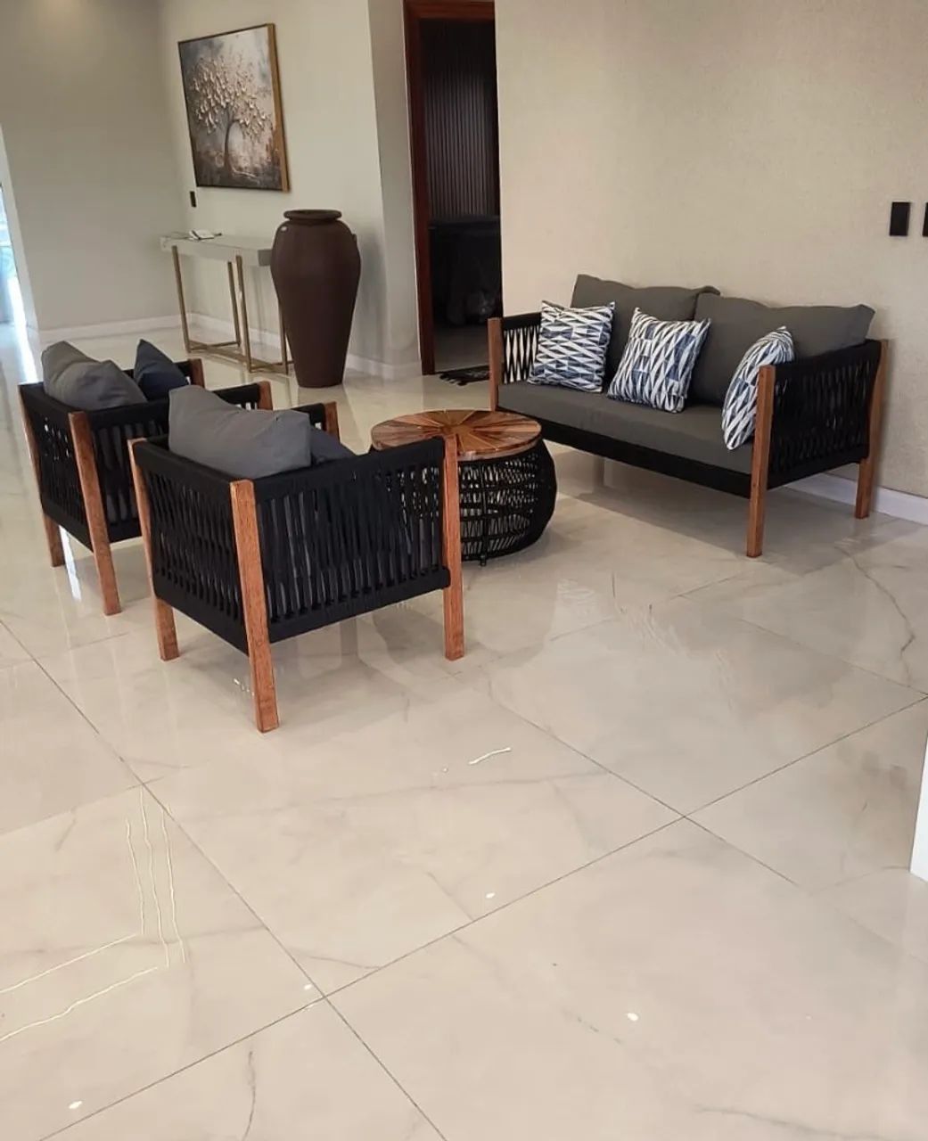 Conjunto de sofá alto padrão  - Foto 2