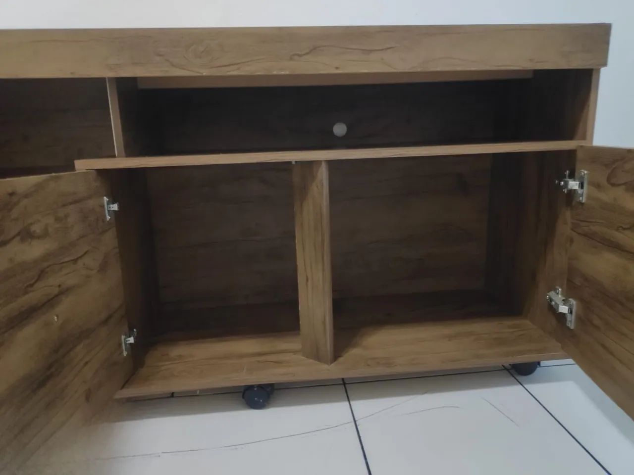 Estante Marrom de Sala - Foto 4