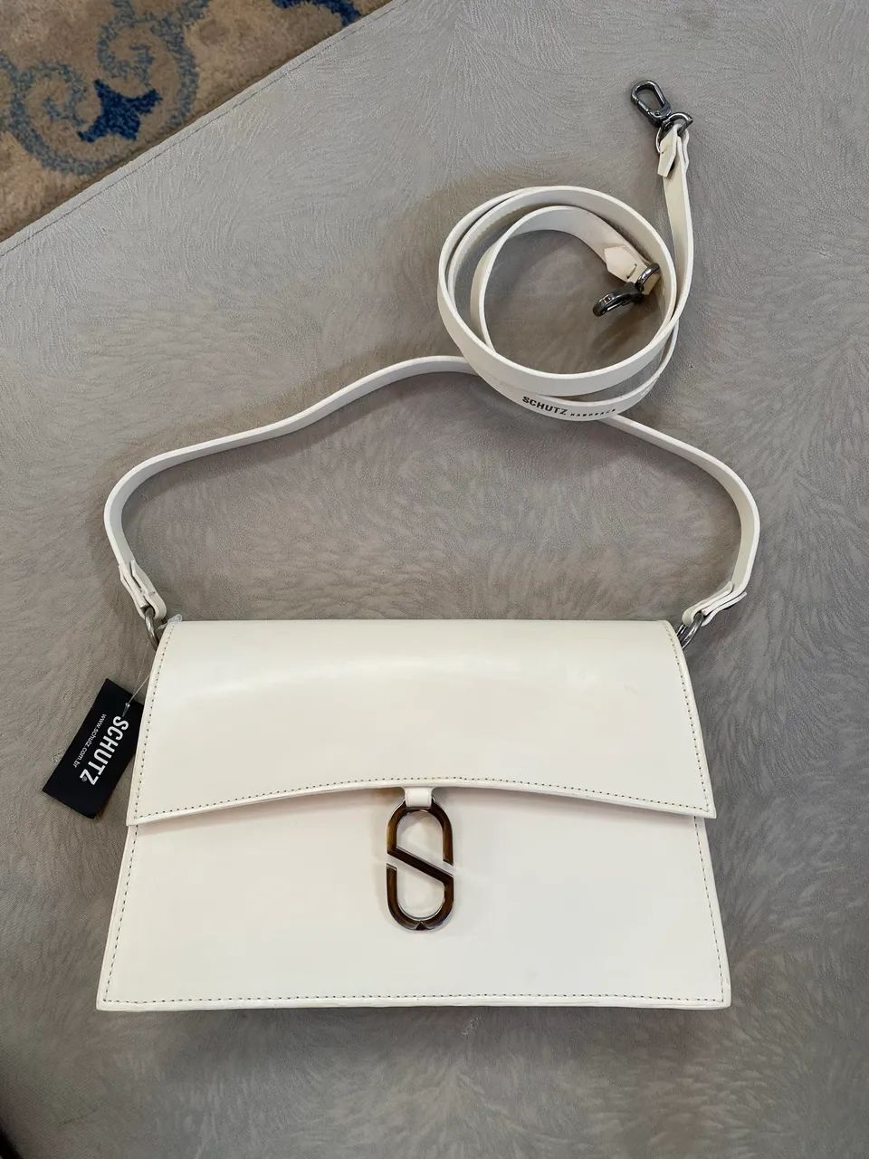 bolsa schutz media istambul sugar white (nova) - Foto 2